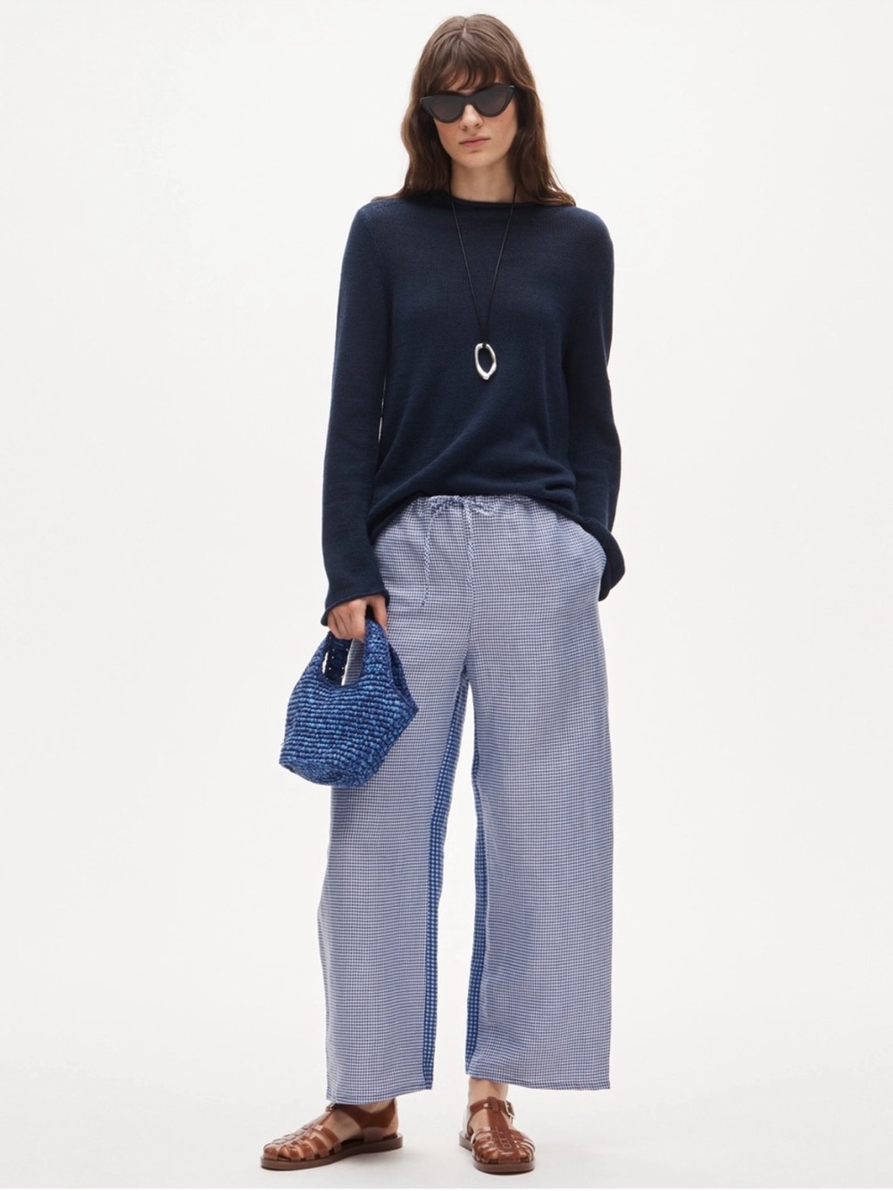 J. Crew Gingham Luna Pants - Size Small